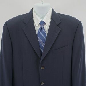 Joseph Abboud Blue Wool 3 Button Blazer 40L / Slim Fit 42L‎